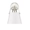 Z-Lite Z-Studio 1 Light Wall Sconce, Matte White 726-1S-MW+BN - alternate 3